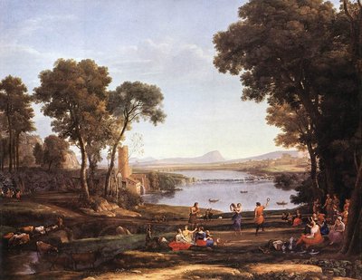 Landscape with Dancing Figures by Claude Lorrain